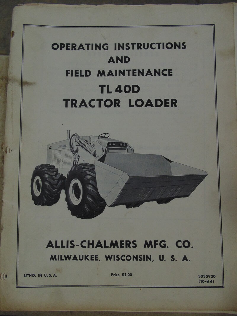 Allis Chalmers TL-40 Industrial Tractor