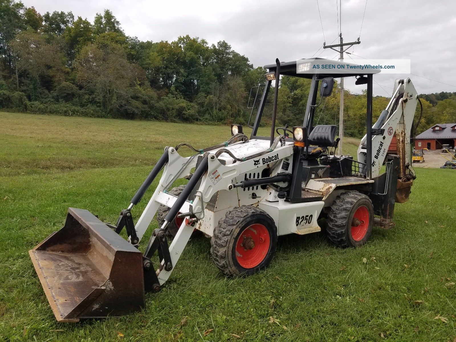 Bobcat B250 Backhoe Loader