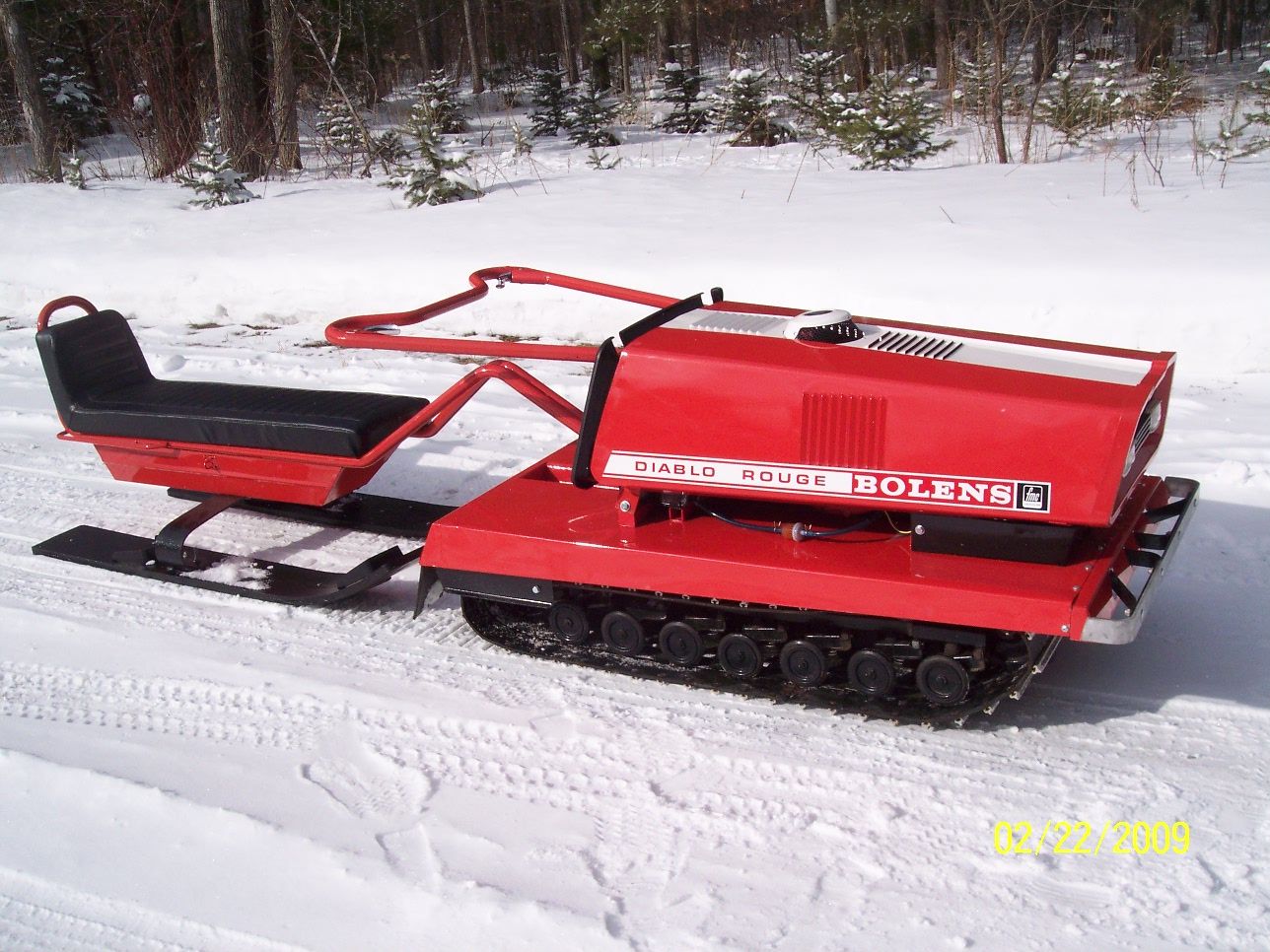 Bolens Diablo Rouge 502 Snowmobile