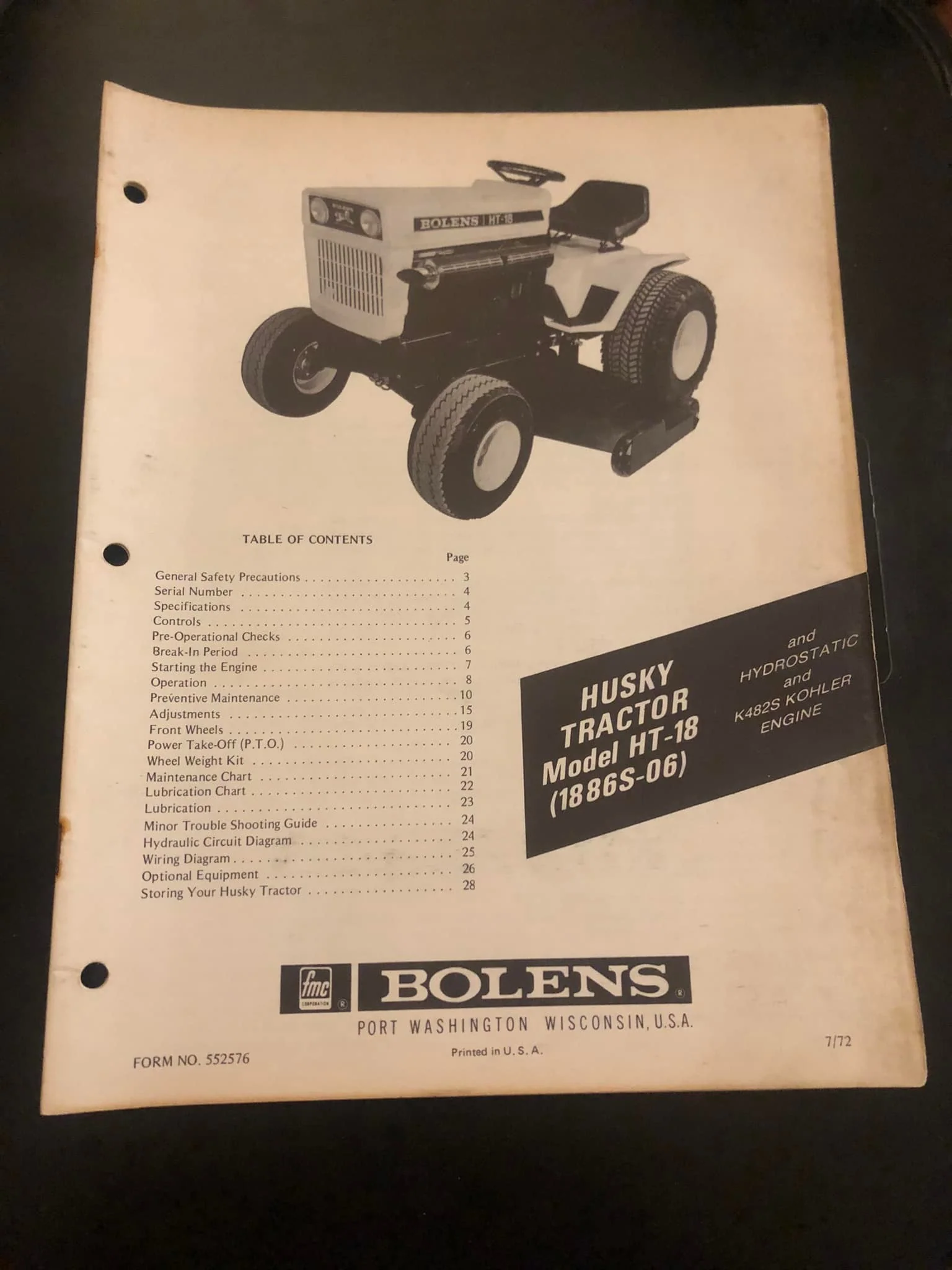 Bolens HT-18