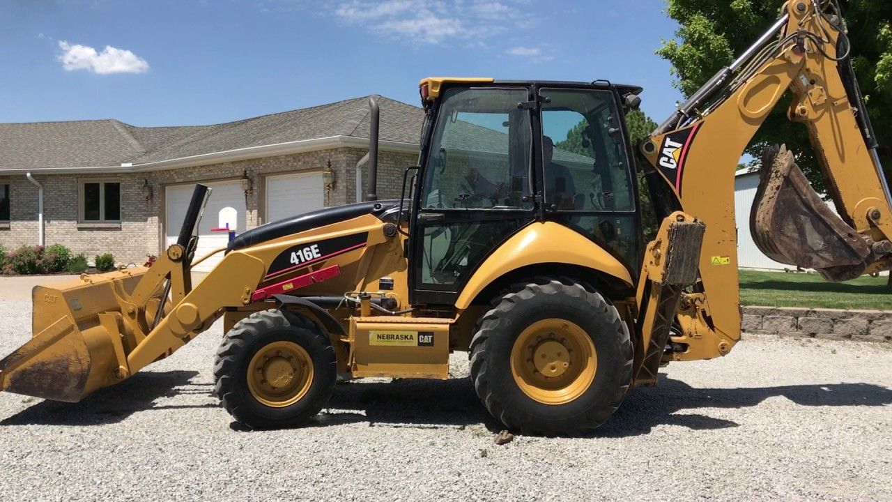 Caterpillar 416E Backhoe Loader