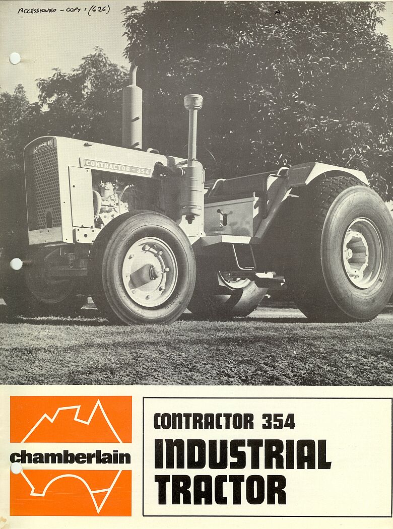 Chamberlain Contractor 354 Industrial Tractor