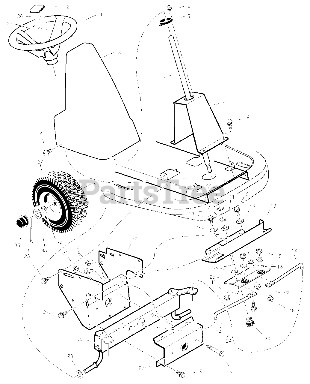 Craftsman 536.27028 Lawn Tractor