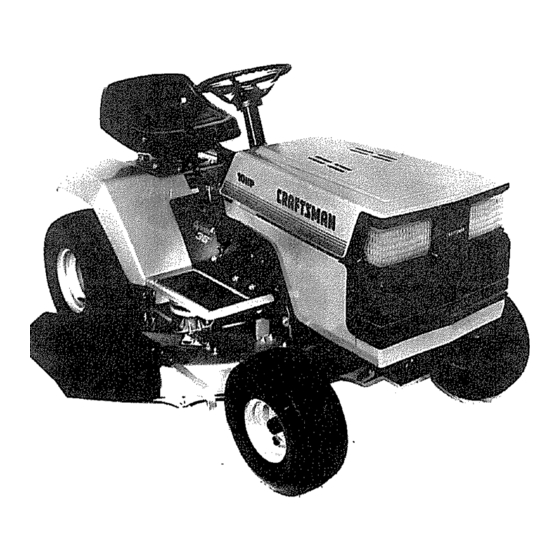 Craftsman 917.25422 Lawn Tractor