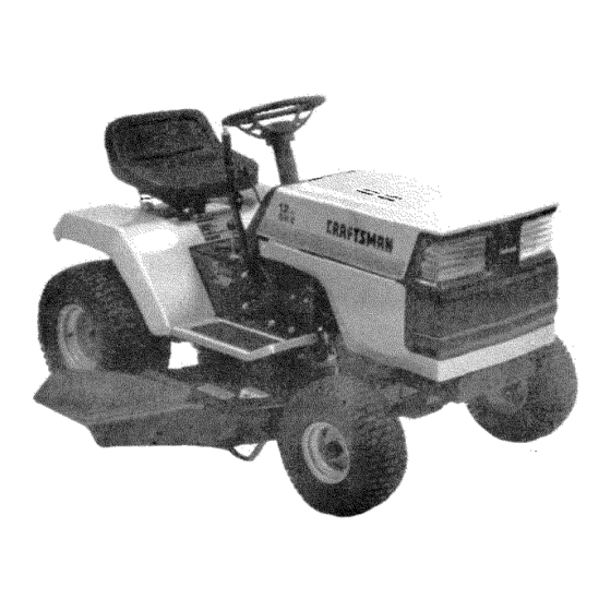 Craftsman 917.25462 Lawn Tractor