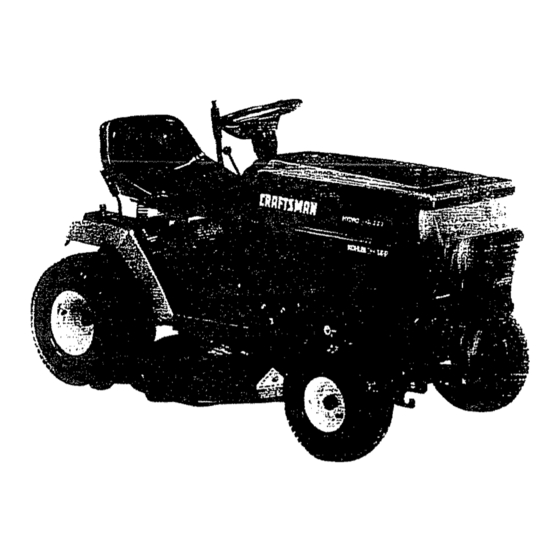 Craftsman 917.25546 Lawn Tractor