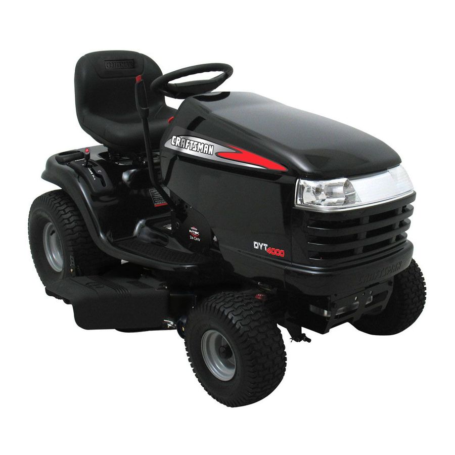 Craftsman 917.27086 Lawn Tractor