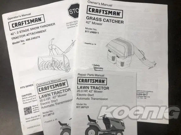 Craftsman 917.27173 Lawn Tractor