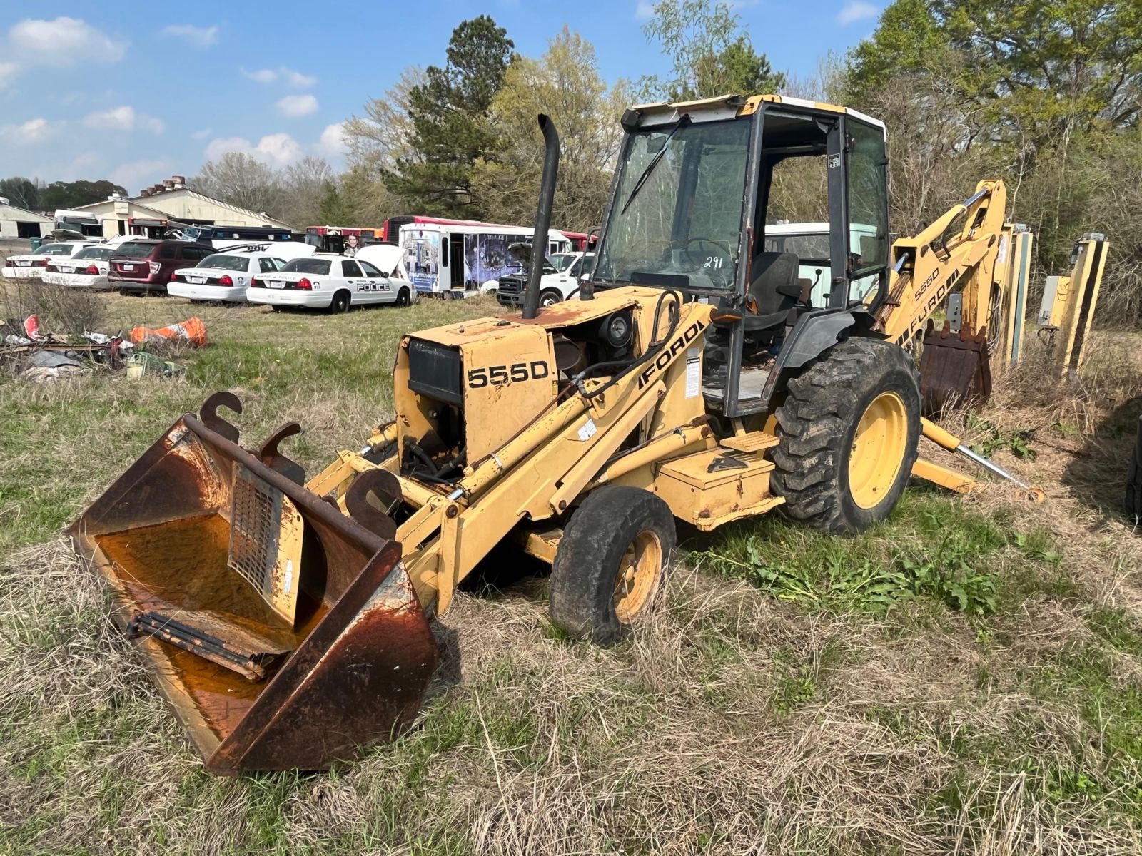 Ford 555D Backhoe Loader