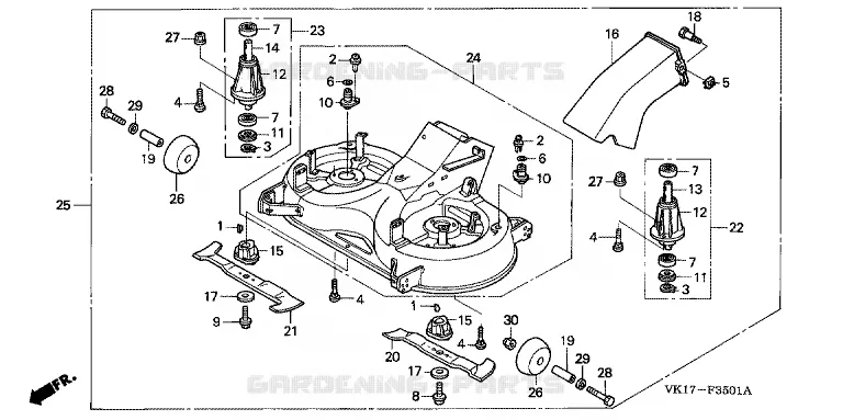 Honda HF2415 Lawn Tractor