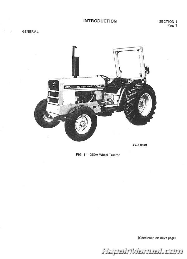 International Harvester 250A