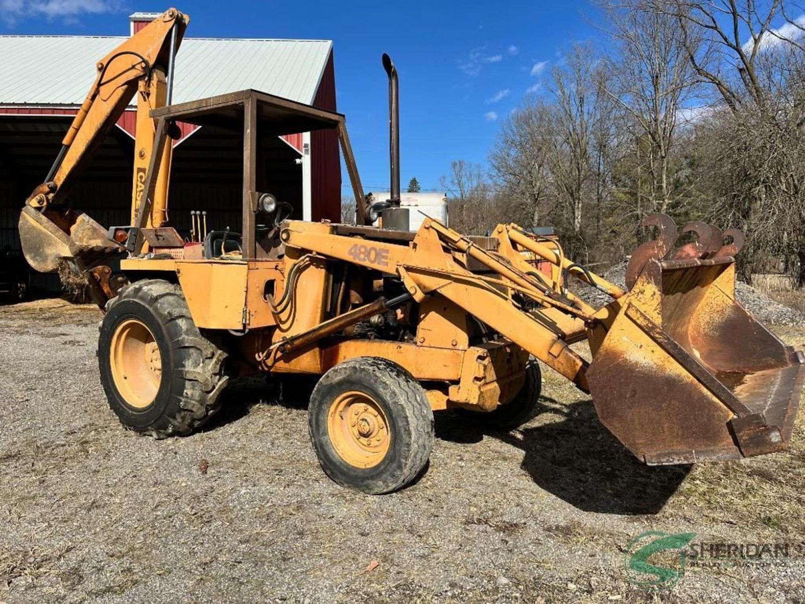 J.I. Case 480E Backhoe Loader