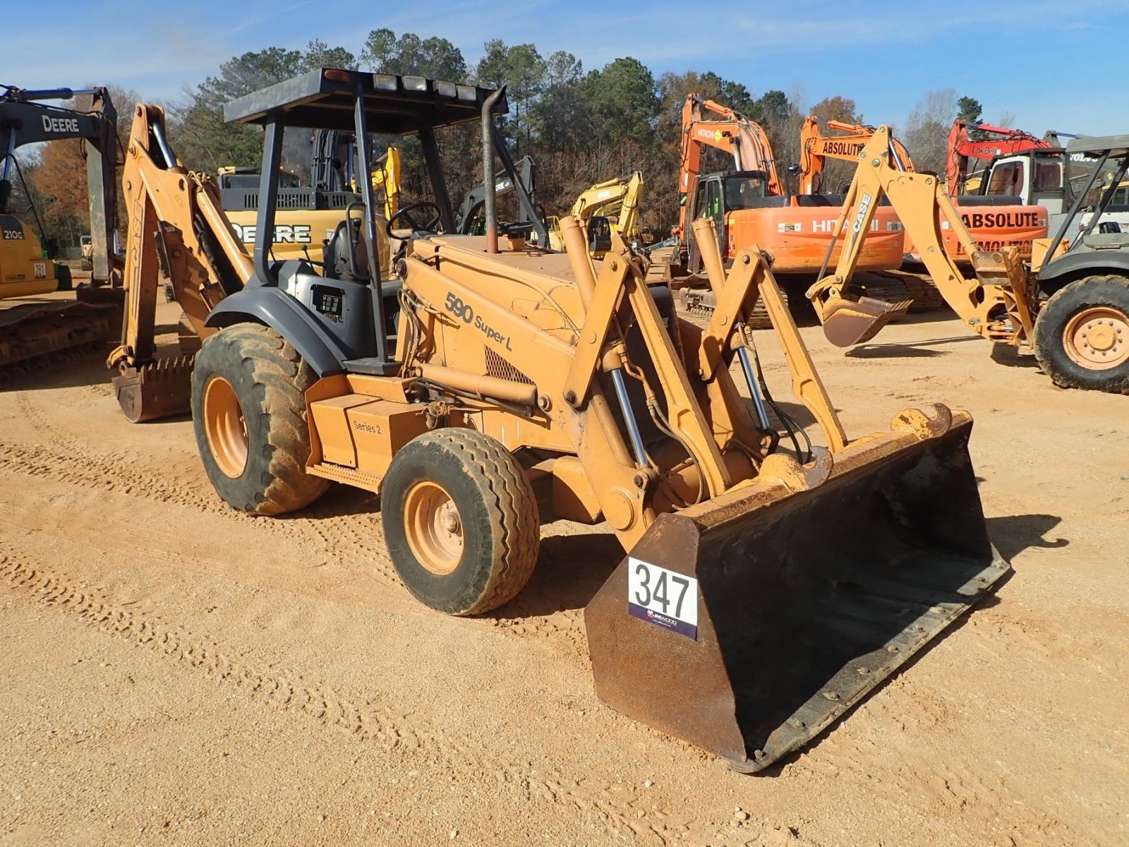 J.I. Case 590 Super L Backhoe Loader