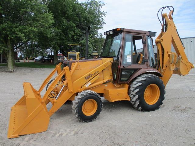J.I. Case 590 Turbo Backhoe Loader