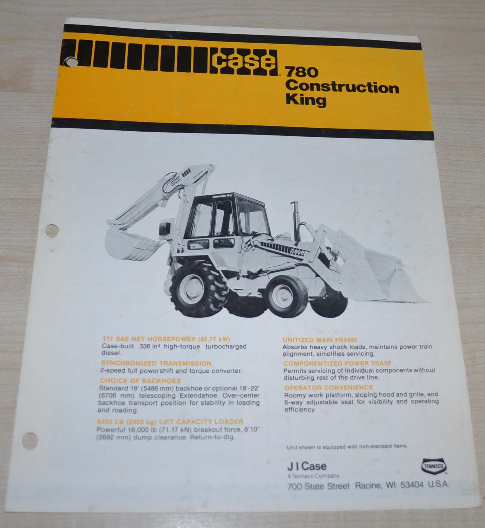 J.I. Case 780 Construction King