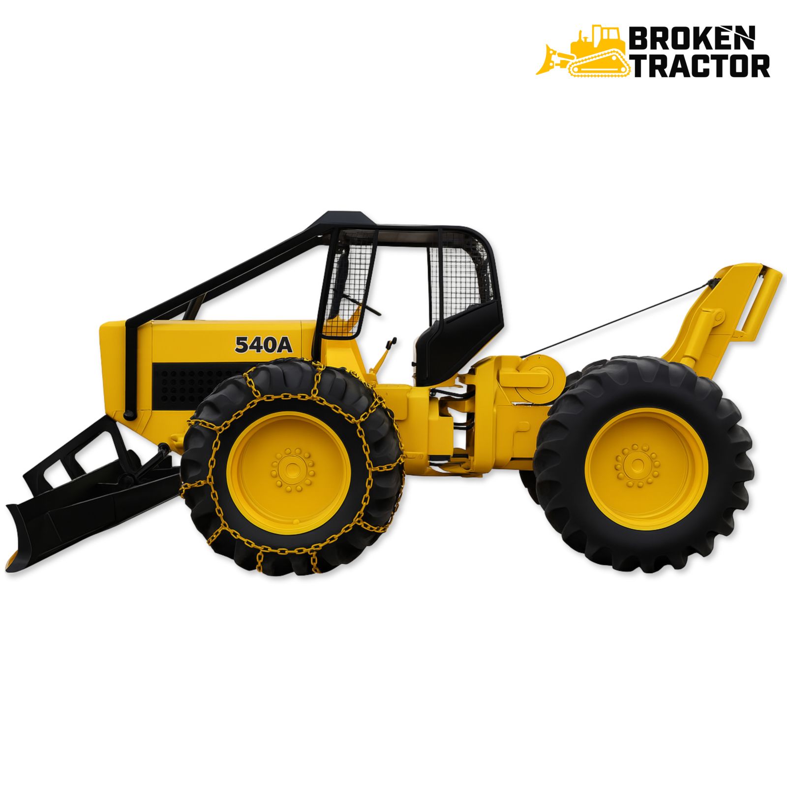 John Deere 540A Industrial Tractor