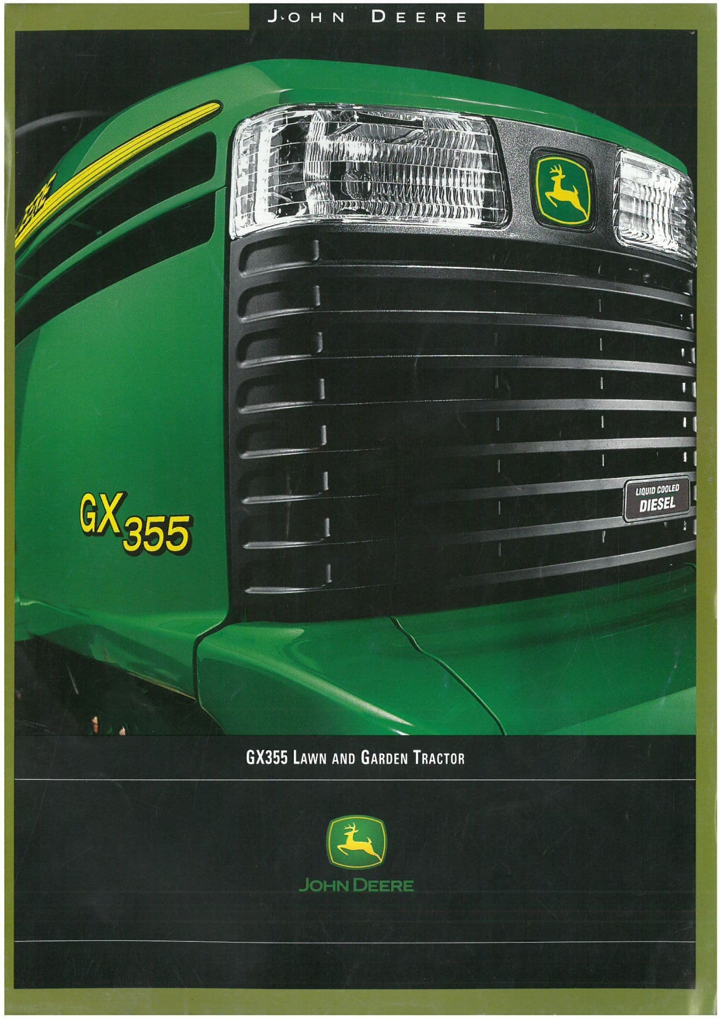John Deere GX355 Lawn Tractor