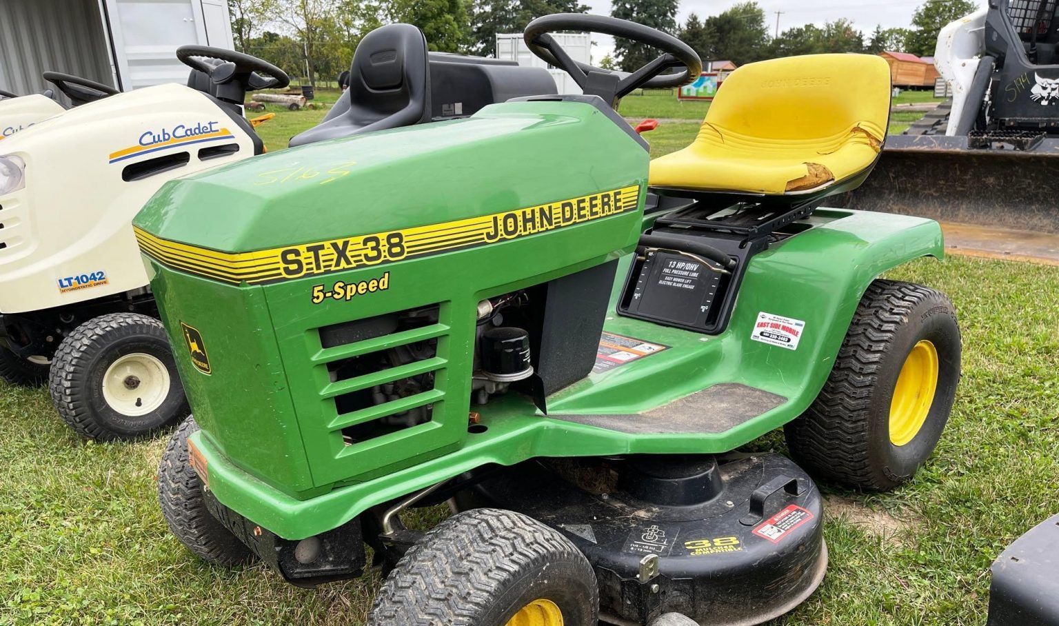 John Deere STX38 Black Deck Lawn Tractor