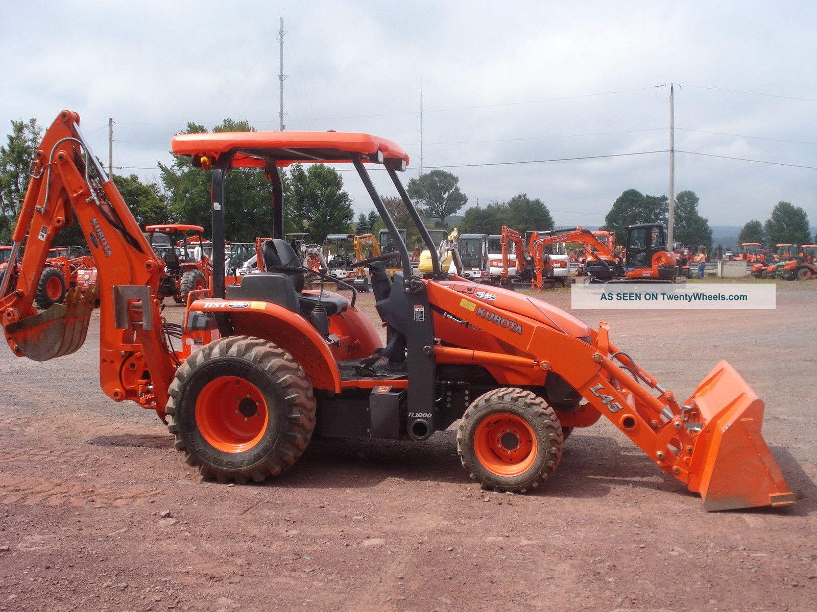 Kubota L45 Backhoe Loader
