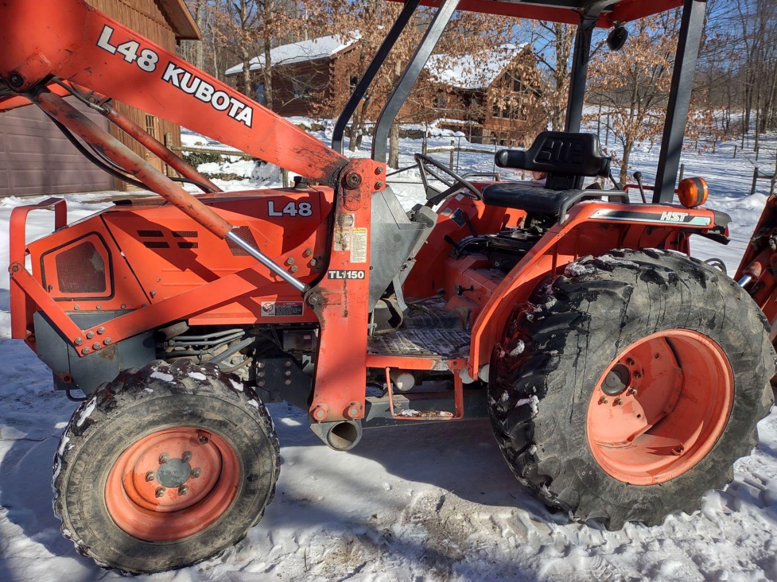 Kubota L48 Backhoe Loader