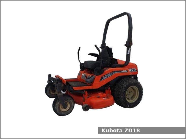 Kubota ZD18 Lawn Tractor