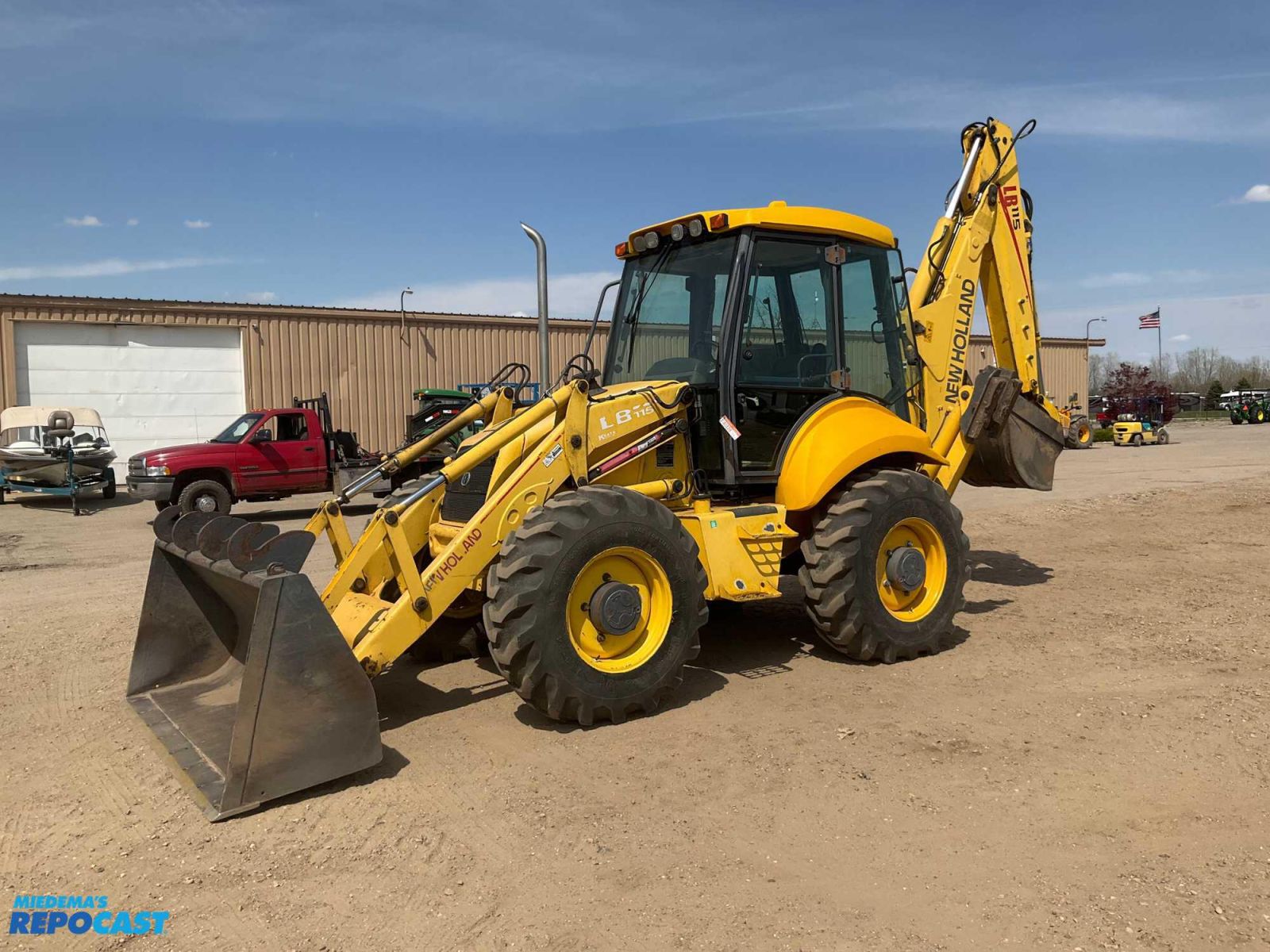 New Holland LB115 Backhoe Loader