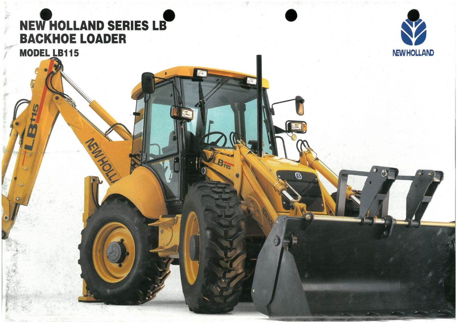 New Holland LB115B Backhoe Loader