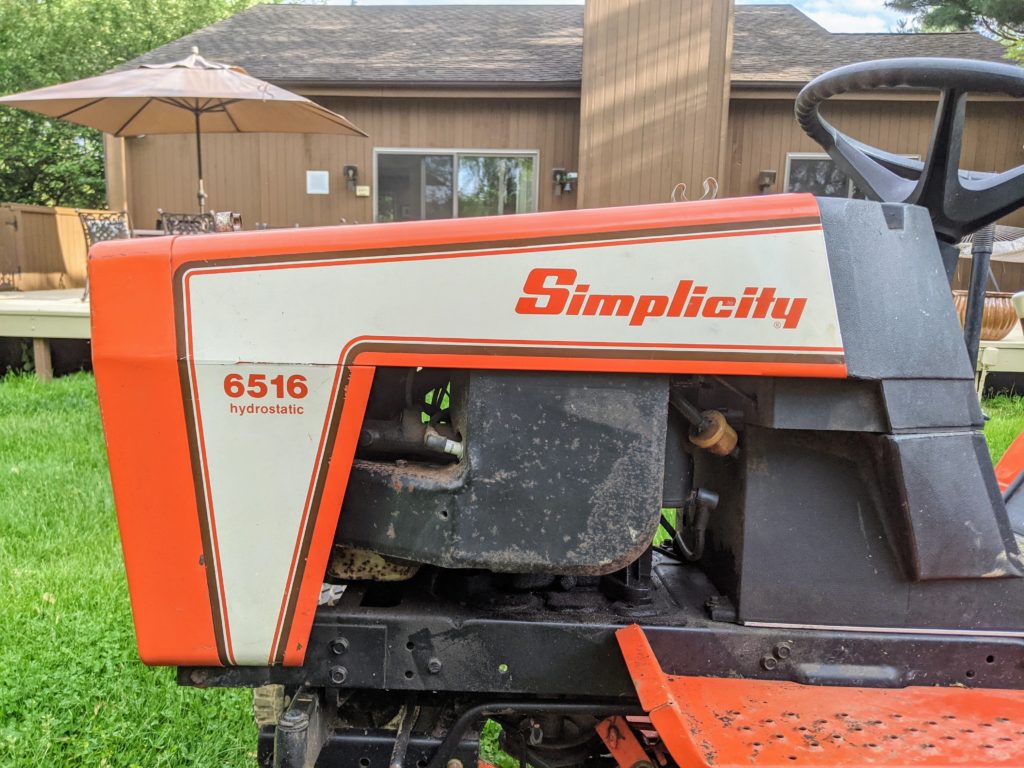 Simplicity 6516 Lawn Tractor