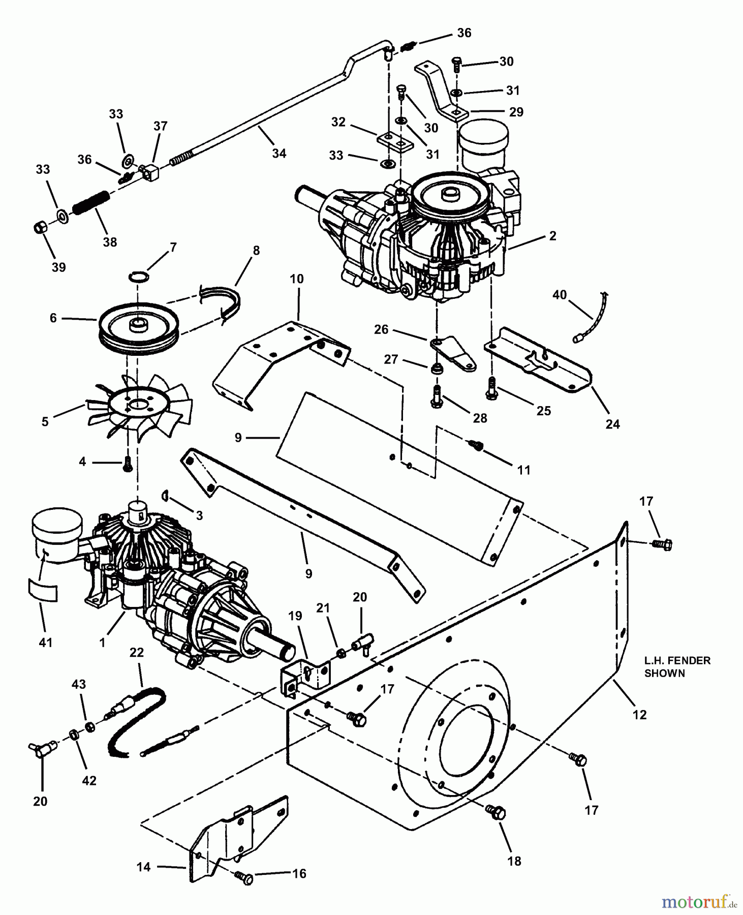 Snapper ZF2501KH Lawn Tractor
