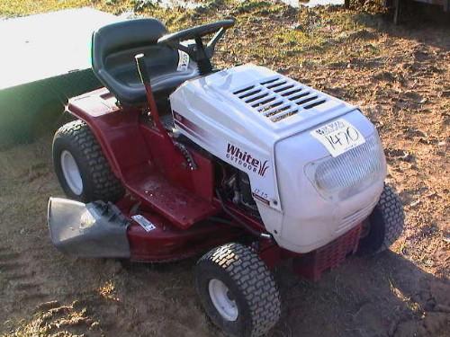 White LT-13 Lawn Tractor